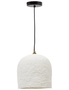 Bílé závěsné světlo Kave Home Calvia 25 cm