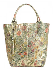 Luxusní italská kabelka z pravé kůže VERA "Cubba" 32x42cm
