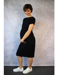 Kojicí a těhotenské šaty Noemi 3v1 Oriclo černé