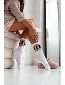 Milena Dámské termo ponožky Bílá