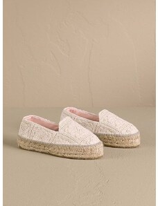 Espadrilky Manebi Double Sole Espadrilles béžová barva, na platformě, G 0.3 D0