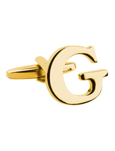 BUBIBUBI Manžetový knoflíček zlaté písmeno G