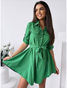 Košilové šaty Beom zelené