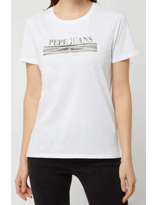 Bílé tričko Pepe Jeans, velikost S