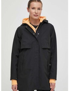 Nepromokavá bunda Helly Hansen dámská, černá barva, přechodná, 54090