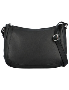 Dámská kožená kabelka přes rameno černá - Hexagona Chanel černá