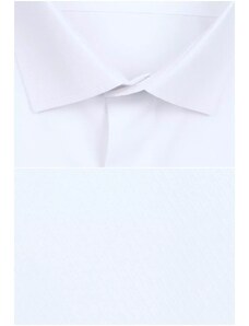 Limbeck bílá košile s diagonální texturou