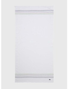 Ručník Lacoste L Timeless Blanc 70 x 140 cm