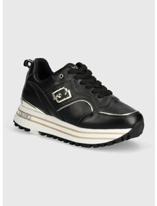 Kožené sneakers boty Liu Jo LIU JO MAXI WONDER 73 černá barva, BA4059P010222222