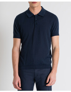 ANTONY MORATO MMSW01430YA500086 MIN OF 4 SWEATER SLIM FIT IN COTTON-VISCOSE BLEND YARN PULOVR PÁNSKÝ