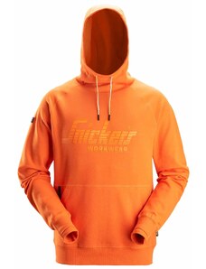 Mikina Snickers Workwear s kapucí Bright oranžová XS
