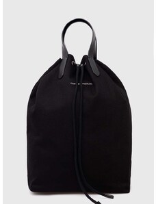 Bavlněná taška Emporio Armani černá barva, Y4Q365 YQ36E