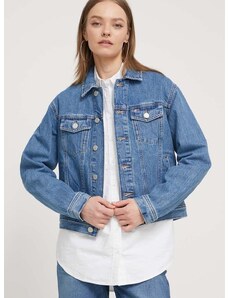 Džínová bunda Tommy Jeans dámská, přechodná, DW0DW17663