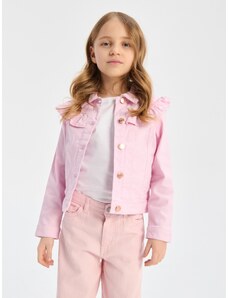 Sinsay - Džínová bunda - pastelová růžová
