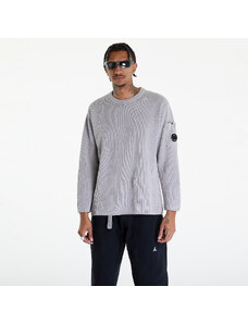 Pánský svetr C.P. Company Crew Neck Sweater Drizzle Grey