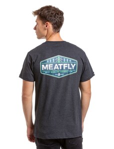 Pánské tričko Meatfly Lampy tmavě šedá
