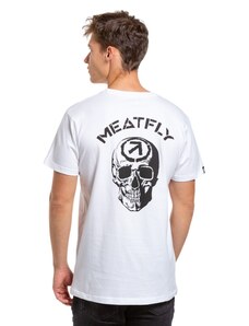 Pánské tričko Meatfly Skuller bílá