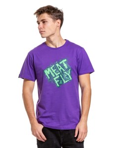 Pánské tričko Meatfly Crooky fialová