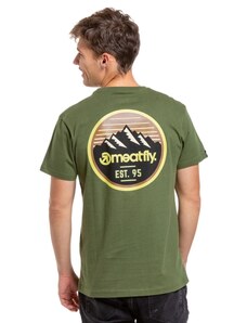 Pánské tričko Meatfly Peaky zelená