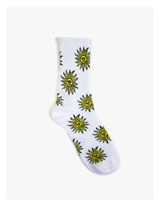 Koton Socks with Sun Embroidered Sun.