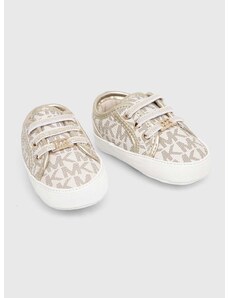 Dětské boty Michael Kors zlatá barva