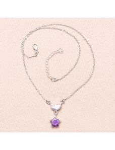 Nefertitis Opál dendritický náhrdelník stříbro Ag 925 37659 - 40 - 45,5 cm, 5,1 g