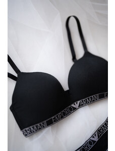 Emporio Armani Underwear Emporio Armani essential studs podprsenka - černá