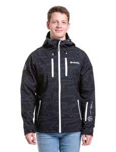 Meatfly pánská softshell bunda Rasmussen Morph Black | Černá