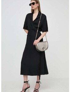 Šaty Pinko černá barva, maxi, 103561.A1WV