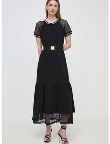 Šaty Liu Jo černá barva, maxi
