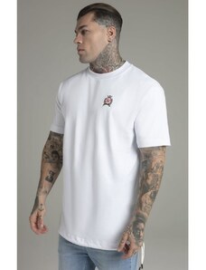 Tričko SIKSILK Oversized T-shirt white