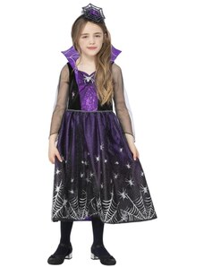 Fialový dětský kostým čarodějnice