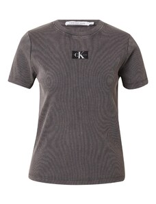 Calvin Klein Jeans Tričko tmavě šedá
