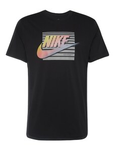 Nike Sportswear Tričko 'FUTURA' světle šedá / korálová / černá