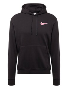 Nike Sportswear Mikina světle růžová / černá / bílá