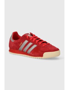 Kožené sneakers boty adidas Originals GUAM vínová barva, IG6182