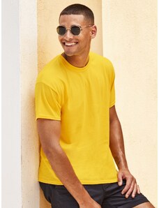 Original Fruit of the Loom Men's Yellow T-Shirt