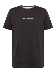 HELLY HANSEN Tričko černá / bílá