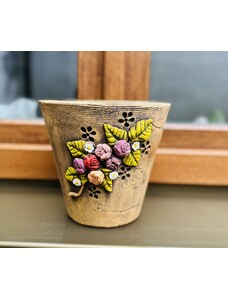 Keramika Javorník Květináč -kytky