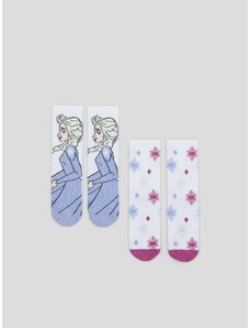 Sinsay - Sada 2 párů ponožek Frozen - vícebarevná