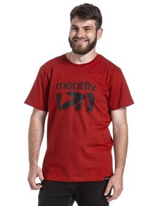 Meatfly pánské tričko Podium červená