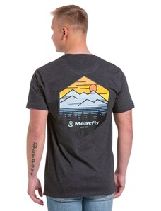 Pánské tričko Meatfly Sunset tmavě šedá