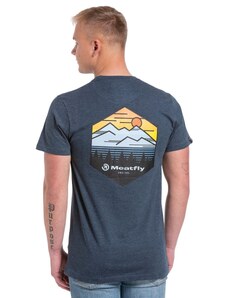 Pánské tričko Meatfly Sunset tmavě modrá