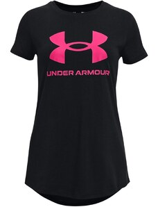 dětské tričko UNDER ARMOUR - BLACK - 140 9-10 let