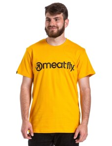 Pánské tričko Meatfly MF Logo žlutá