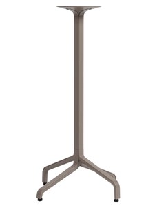 Nardi Šedohnědá hliníková stolová podnož Frasca 107 cm