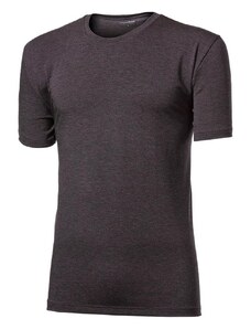 PROGRESS Pánské elastické tričko ORIGINAL COFFEE antracitové