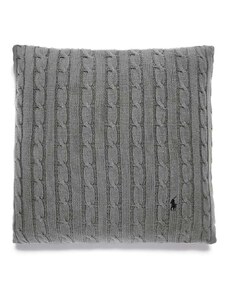 Dekorativní povlak na polštář Ralph Lauren RL Cable Charcoal 45 x 45 cm