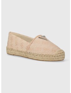 Espadrilky Guess JOLANDE béžová barva, FLGJDE FAL14