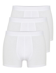 Trendyol 3-Pack White Premium Bamboo Blend Basic Boxer